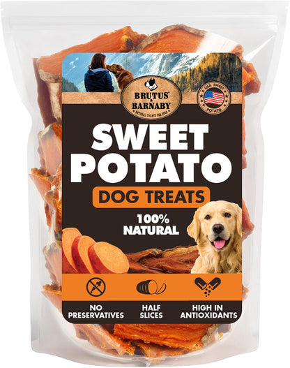BRUTUS & BARNABY Sweet Potato Dog Treats – Support Sensitive Stomachs with Usa-Grown, Hypoallergenic Treats That Smell as Good as They Taste15