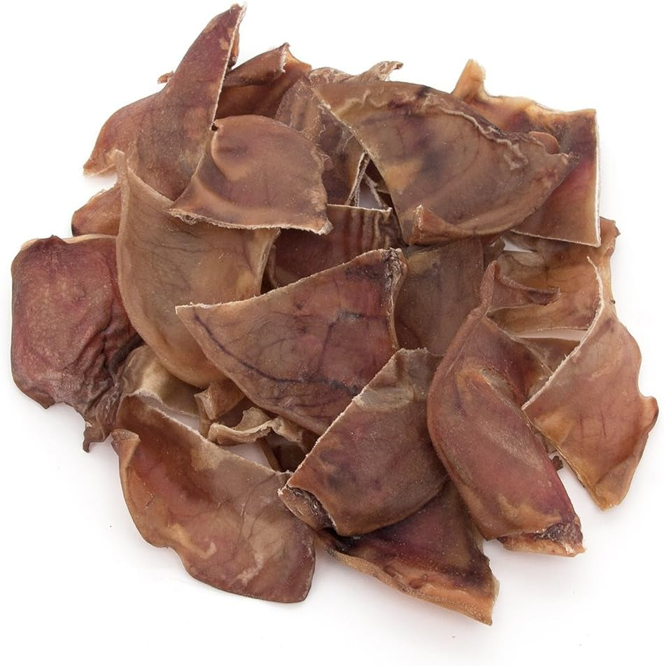 best-pet-supplies-gigabite-whole-pig-ears-for-dogs-25-count-single-ingredient-all-natural-pig-ears-supports-dental-health-perfect-for-training-slow-roasted-chews