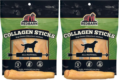 Redbarn Pet Products All-Natural Large 12" Beef Collagen Sticks for Dogs - Long Lasting Low-Odor Alternative to Traditional Rawhide & Bully Sticks - Supports Healthy Joints, Skin, & Coat - 3 Pack18
