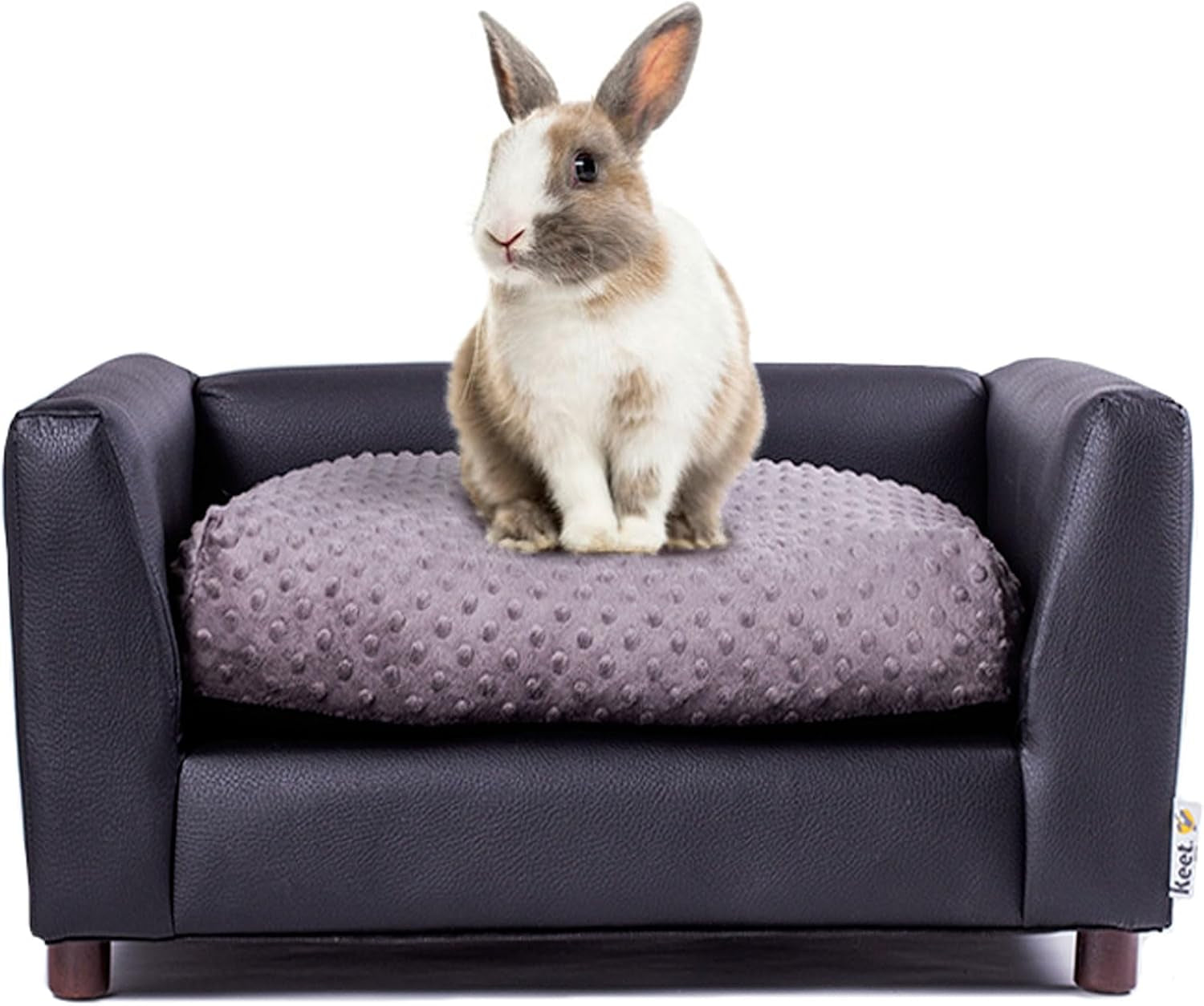keet-fluffy-deluxe-pet-bed-sofa-charcoal-small