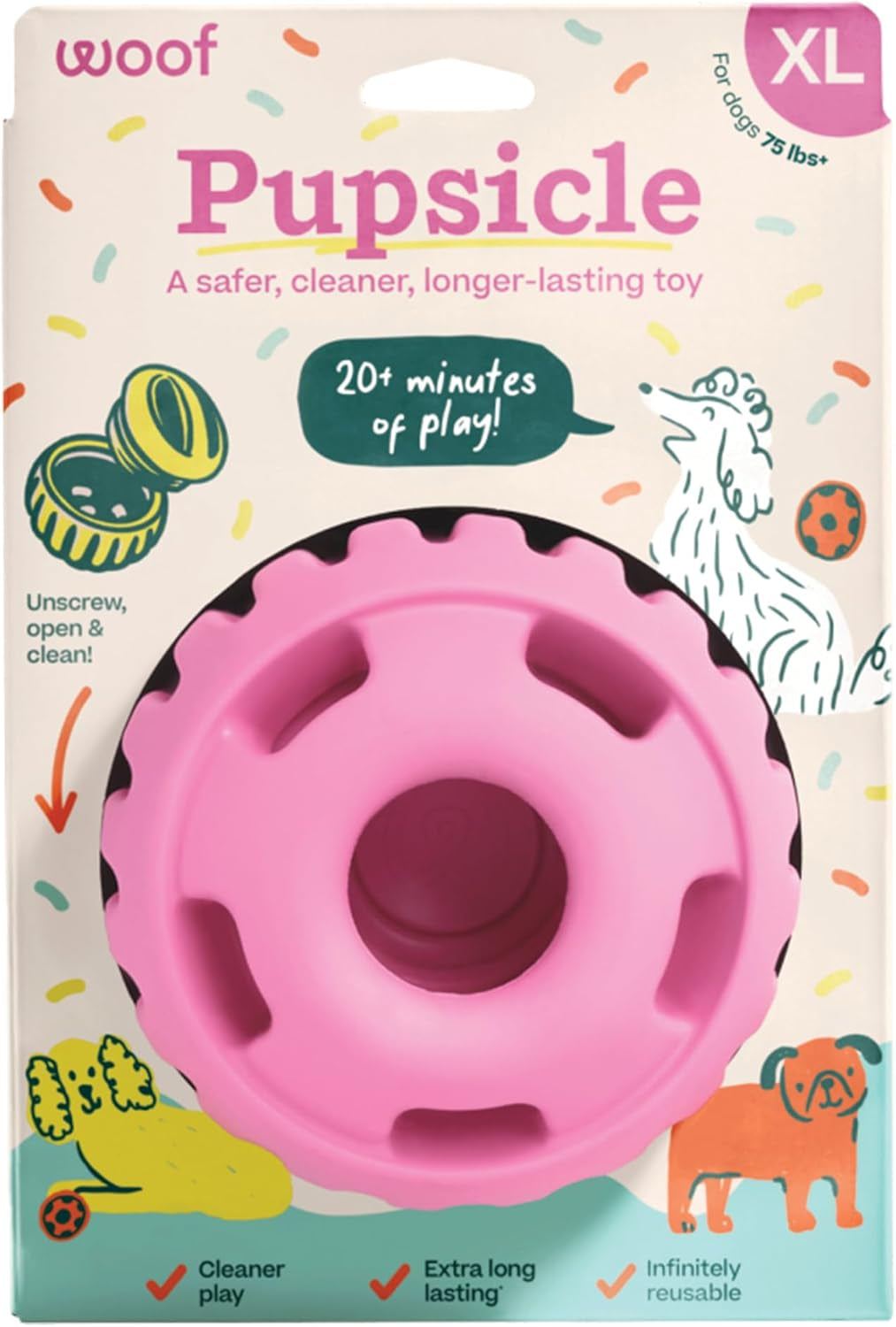 woof-pupsicle-interactive-dog-ball-toy-for-dogs-25-75-lbs-green-long-lasting-enrichment-toy-for-medium-large-dogs-easy-fill-design-low-mess-play-made-of-natural-rubber-easy-to-clean