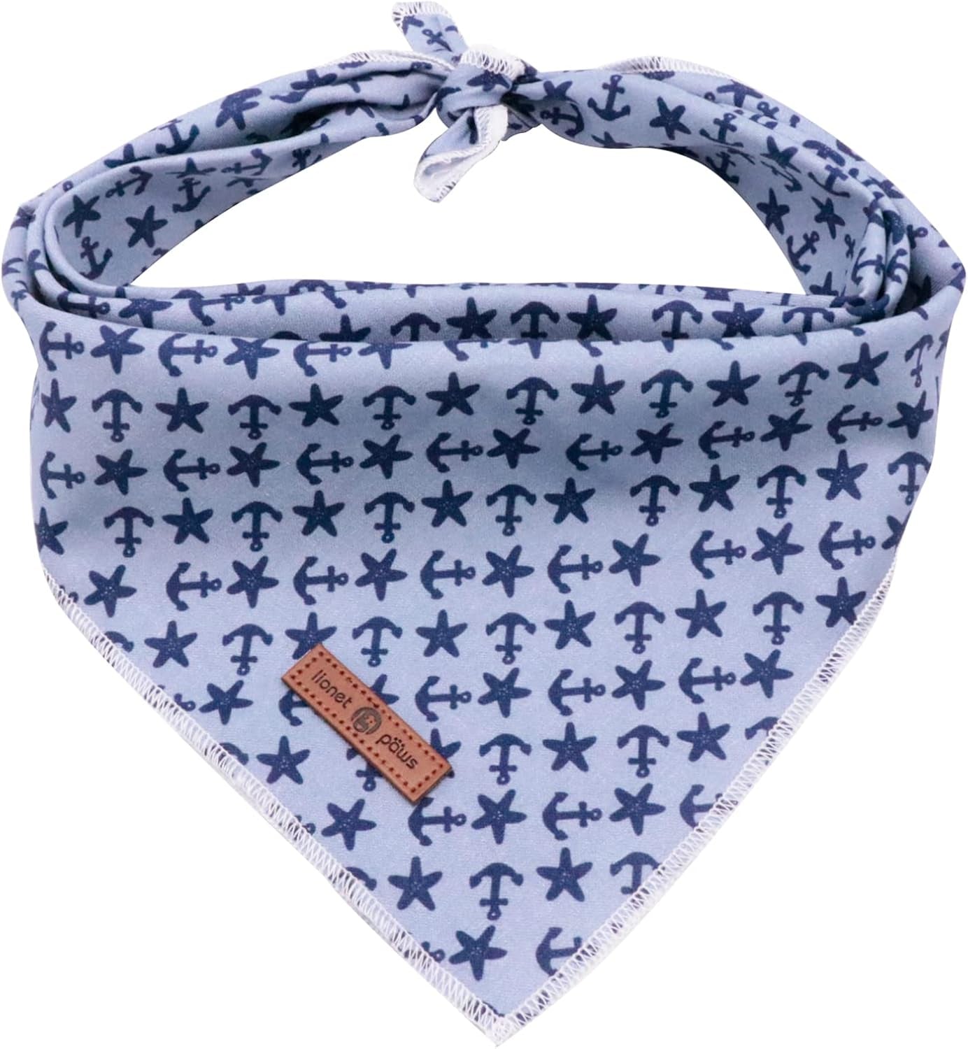 lionet-paws-dog-bandana-for-small-medium-large-dogs-cat-kerchief-blue-doit-triangle-bibs-scarf-for-girl-or-boy