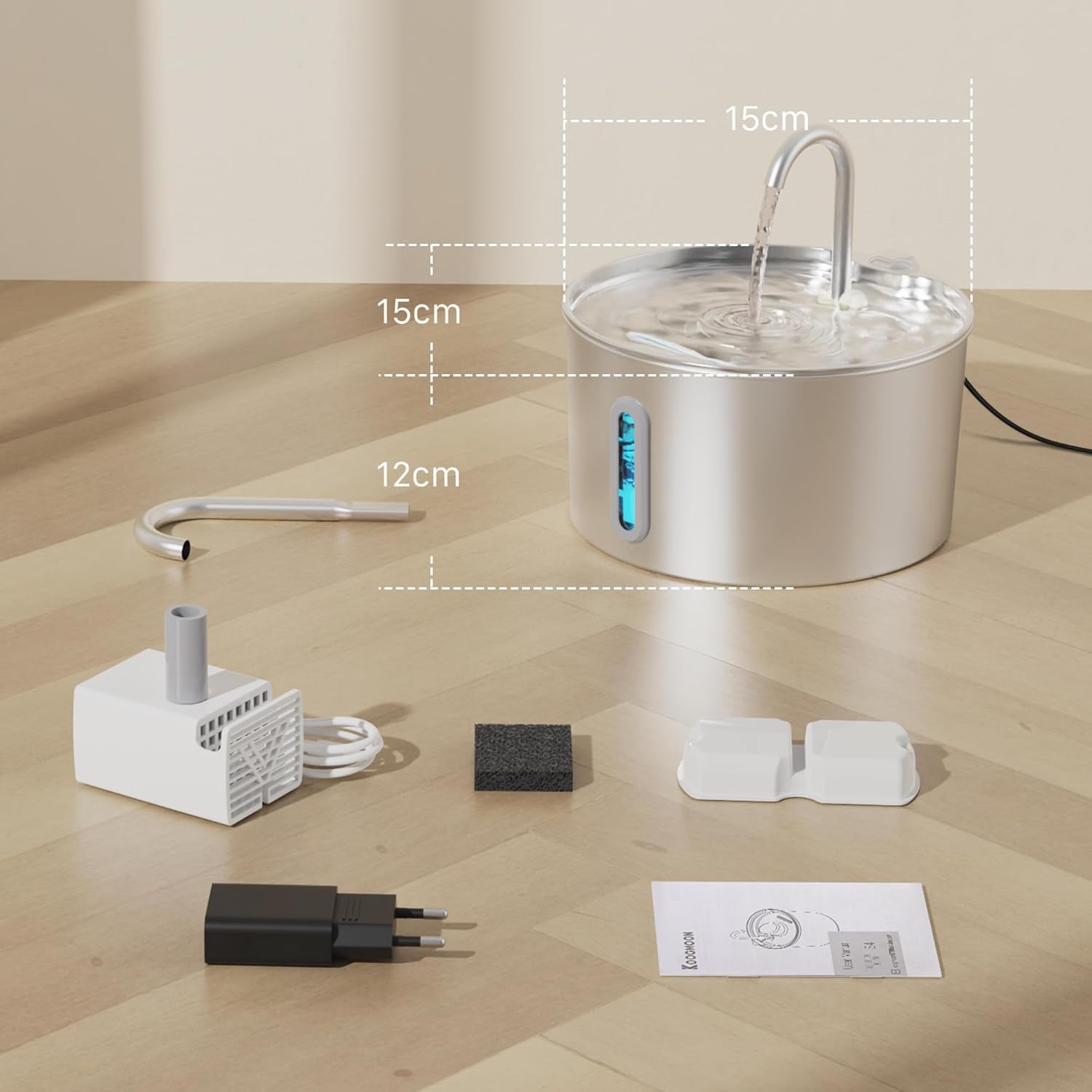 cat-water-fountain-stainless-steel-2-2-l-cat-fountain-for-drinking-automatic-pet-water-fountain-for-cats-inside-metal-cat-dog-water-dispenser-bowl-with-faucet-water-level-window-ultra-quiet-pump-automatic-metal-pet-water-fountain-for-cats-inside-cat-dog-water-dispenser-with-faucet-water-level-window-ultra-quiet-pump