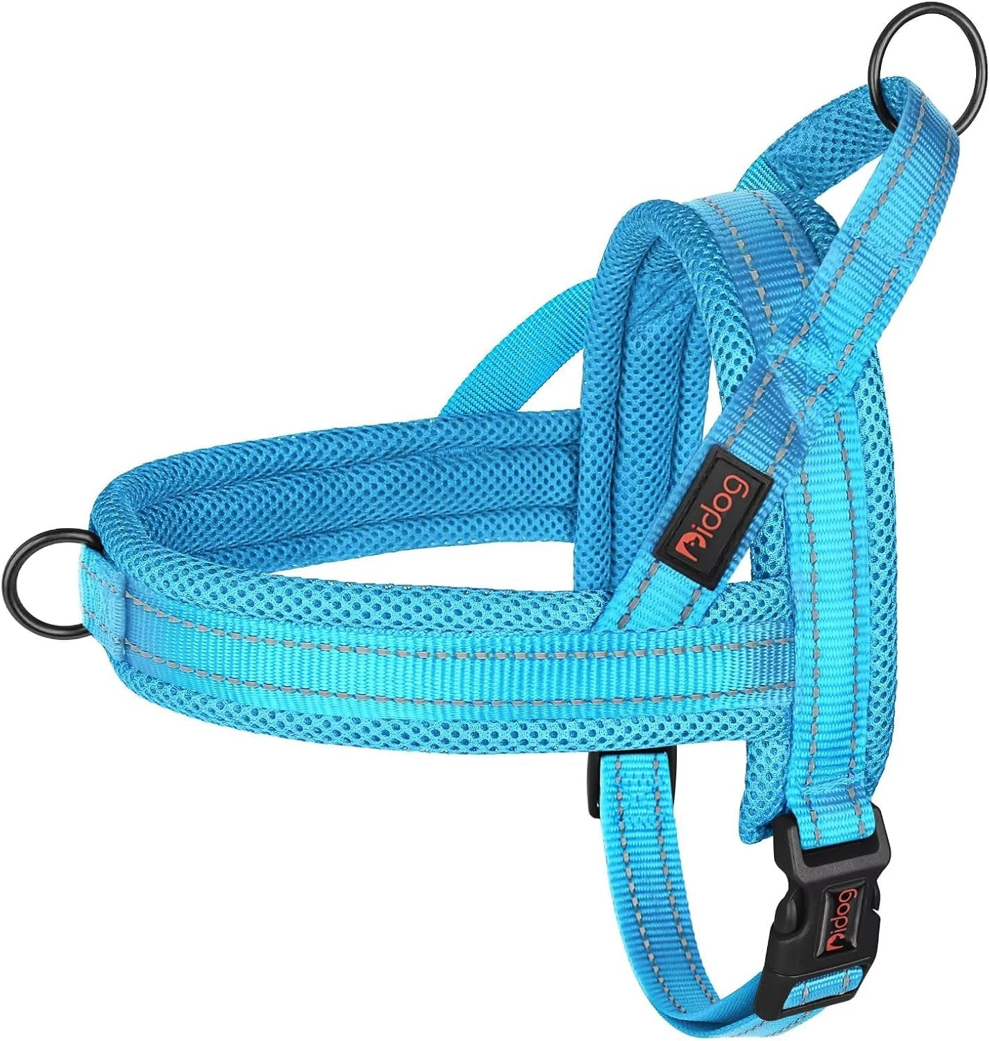 didog-no-pull-dog-harness-for-small-dogs-breathable-mesh-padded-hot-pink-s-quick-fit-easy-on-and-off-lightweight-reflective-vest-harness-for-night-safty-easy-for-walking-and-training-chest-18-22