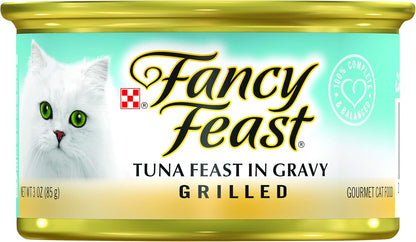 Purina Fancy Feast Gravy Lovers, Poultry & Beef Wet Cat Food, 3Oz, 24-Pack20