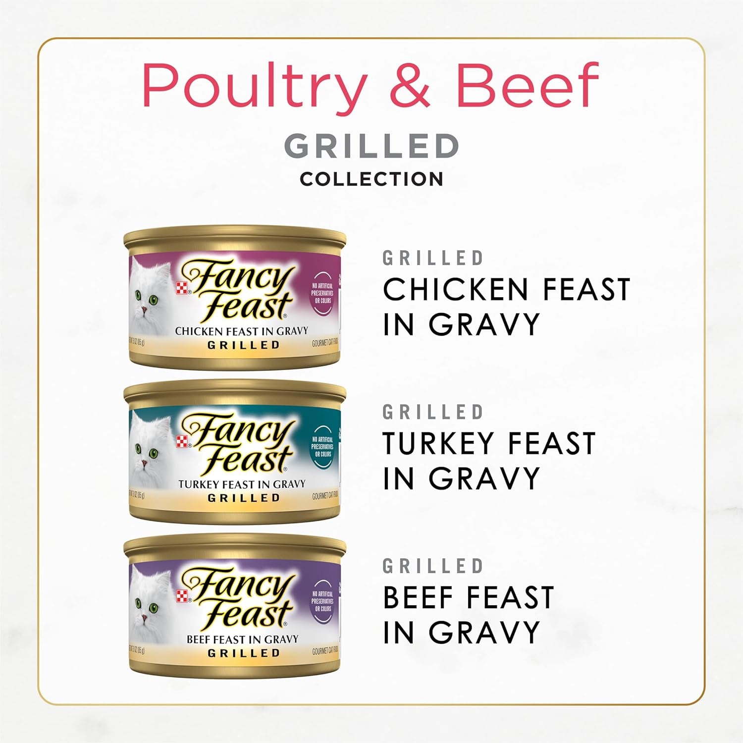purina-fancy-feast-grilled-wet-cat-food-poultry-beef-3-oz-cans-30-pack-variety-pack-tender-grilled-texture-made-with-no-artificial-colors-or-preservatives-100-percent-complete-and-balanced