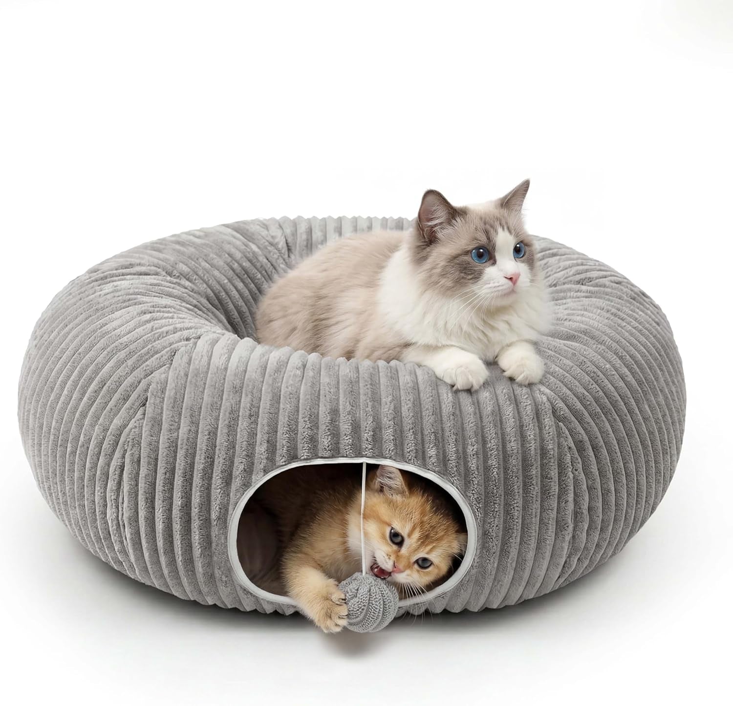 cat-tunnel-bed-with-40-pcs-interactive-cat-toys-cat-tube-with-kitten-toys-for-indoor-kittens-collapsible-play-tunnel-white