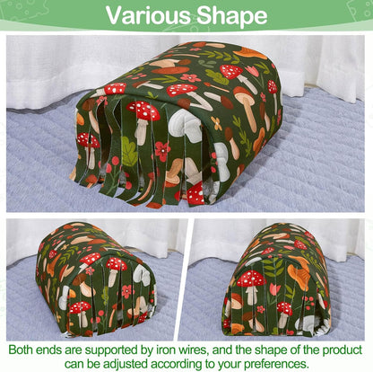 Unicorn Catcher Washable Guinea Pig Tunnel with Curtains for Small Animals | Cozy Small Pet Hideout Featuring Curtains for Privacy Ideal for Hamsters, Chinchillas and Bunnies to Rest and Play5