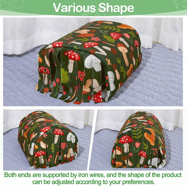 Unicorn Catcher Washable Guinea Pig Tunnel with Curtains for Small Animals | Cozy Small Pet Hideout Featuring Curtains for Privacy Ideal for Hamsters, Chinchillas and Bunnies to Rest and Play5