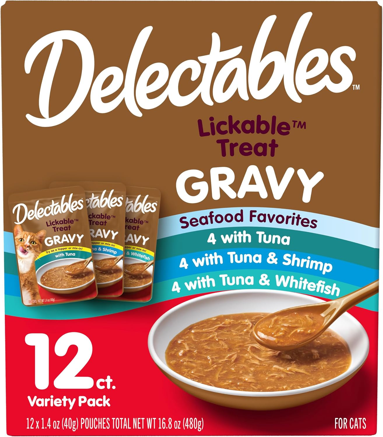 delectables-lickable-treat-gravy-variety-wet-cat-treat-food-topper-food-topper-hydrating-grain-free-no-fillers-no-by-products-no-added-preservatives-1-4oz-pouch-30-pack