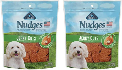 Blue Buffalo Nudges Chicken Jerky Bites Natural Dog Treats, Tender & Meaty Dog Snacks, Healthy Reward or Training Treat, Made in the USA with Real Chicken, No Artificial Preservatives, 16 Oz.18