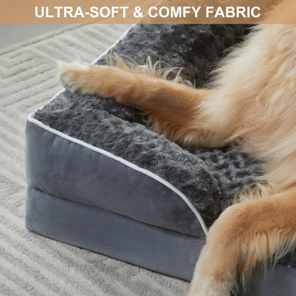 WNPETHOME Dog Beds for Large Sized Dogs, Washable Orthopedic Dog Couch Sofa Bed with Waterproof Lining & Non-Skid Bottom for Pet Sleeping4