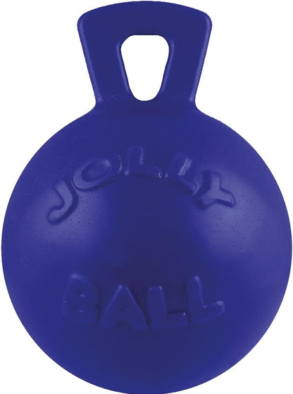 Jolly Pets Tug-N-Toss Heavy Duty Dog Toy Ball with Handle, 8 Inches/Large, Red (408 RD)7