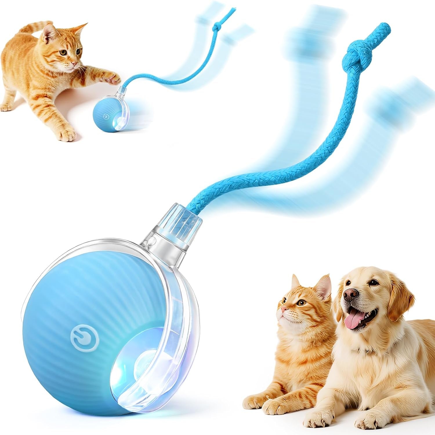 smart-interactive-automatic-electric-rolling-moving-rechargeable-motion-activated-self-play-electronic-stimulation-chase-teaser-ball-toy-with-rope-for-indoor-bored-adult-cat-and-dog-red