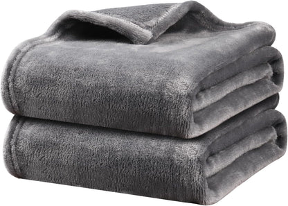Onarway Dog Blanket Washable for Puppy: 4 Packs Dog Blankets 40”X28” | Fluffy Soft Small Throw for Cat Puppy Kitten Dogs - Fleece Pet Blankets for Bed Sofa Car and Indoor - Grey and Khaki8