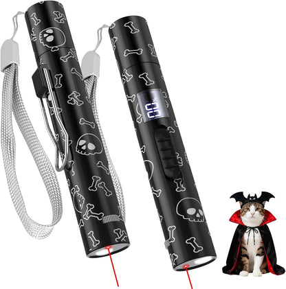 Waputne Cat Toy for Indoor Cats, 2 Pieces, USB Rechargeable Kitten Toys with 7 Adjustable Patterns, Interactive Chase Toys for Indoor Cats & Dogs, Training & Exercise Fun9