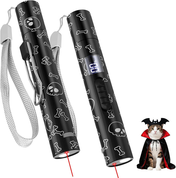 Waputne Cat Toy for Indoor Cats, 2 Pieces, USB Rechargeable Kitten Toys with 7 Adjustable Patterns, Interactive Chase Toys for Indoor Cats & Dogs, Training & Exercise Fun9