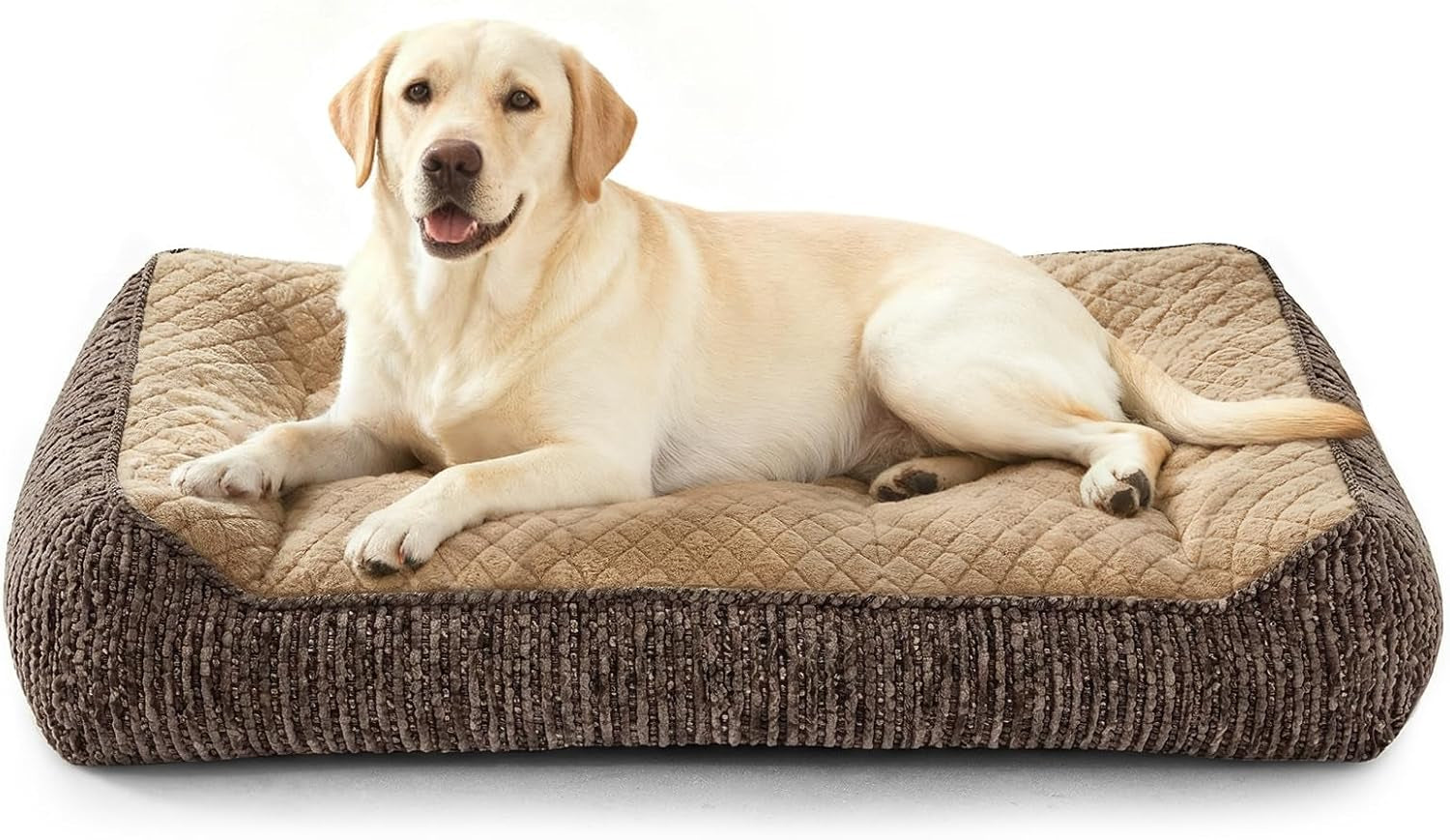 joejoy-xl-orthopedic-dog-bed-for-large-dogs-extra-thick-foam-pet-bed-sofa-bolster-sides-large-sized-dog-couch-bed-with-removable-washable-cover-non-slip-bottom-grey-42x30
