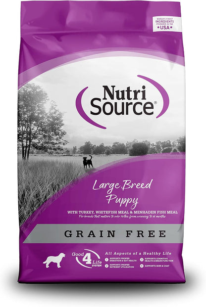 Nutrisource Large Breed Puppy Dry Dog Food, Chicken & Rice, 26 Lb | Probiotic & Prebiotic Support, DHA & EPA, Grain Inclusive, No Corn Wheat or Soy7