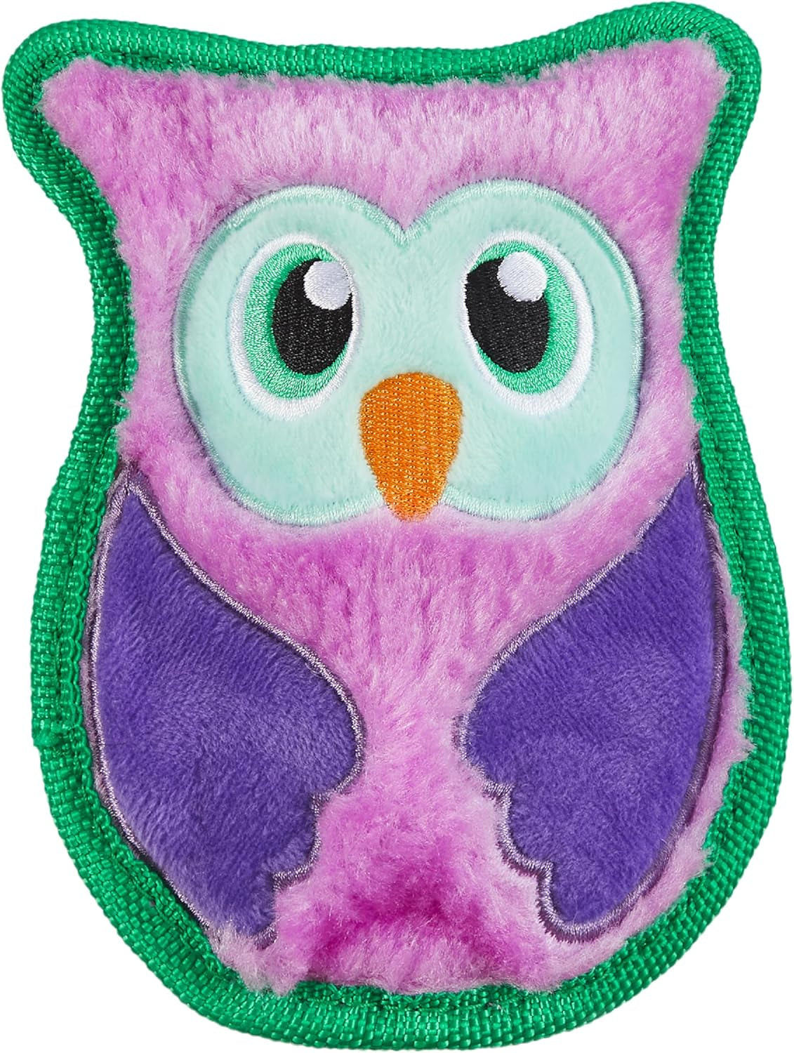 outward-hound-durablez-minis-squeaky-plush-dog-toy-no-stuffing-for-less-mess-interactive-tough-jumbo-squeaker-puppies-small-dogs-pig-6-8