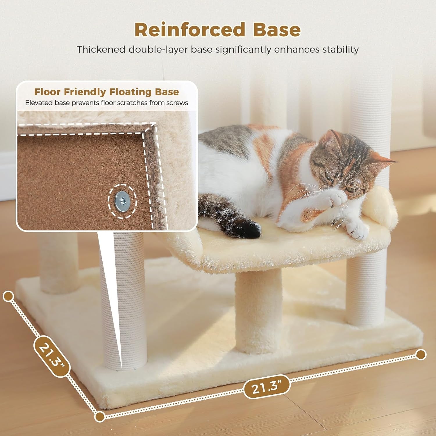 43-3-cat-tree-for-indoor-cats-large-adult-multi-level-cat-tower-cat-tree-tower-with-spacious-top-perch-large-cat-bed-scratching-posts-and-pompom-balls-for-fun