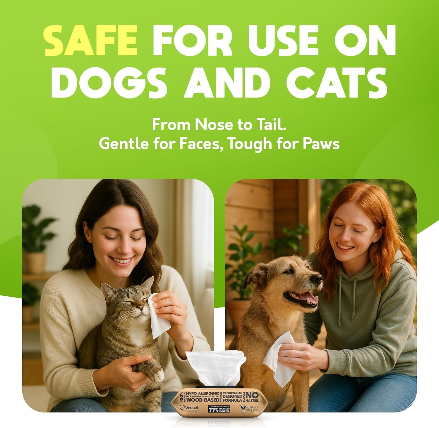 g-a-s-lick-safe-daily-pet-wipes-for-dogs-and-cats-unscented-100-count-plant-based-lyocell-fibers-certified-cruelty-free-vet-approved-hypoallergenic-for-paws-face-body-and-butt-10-to-charity