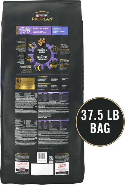 Purina Pro Plan High Protein Dog Food, Small Bites, SPORT 27/17 Lamb and Rice Formula - 37.5 Lb. Bag8