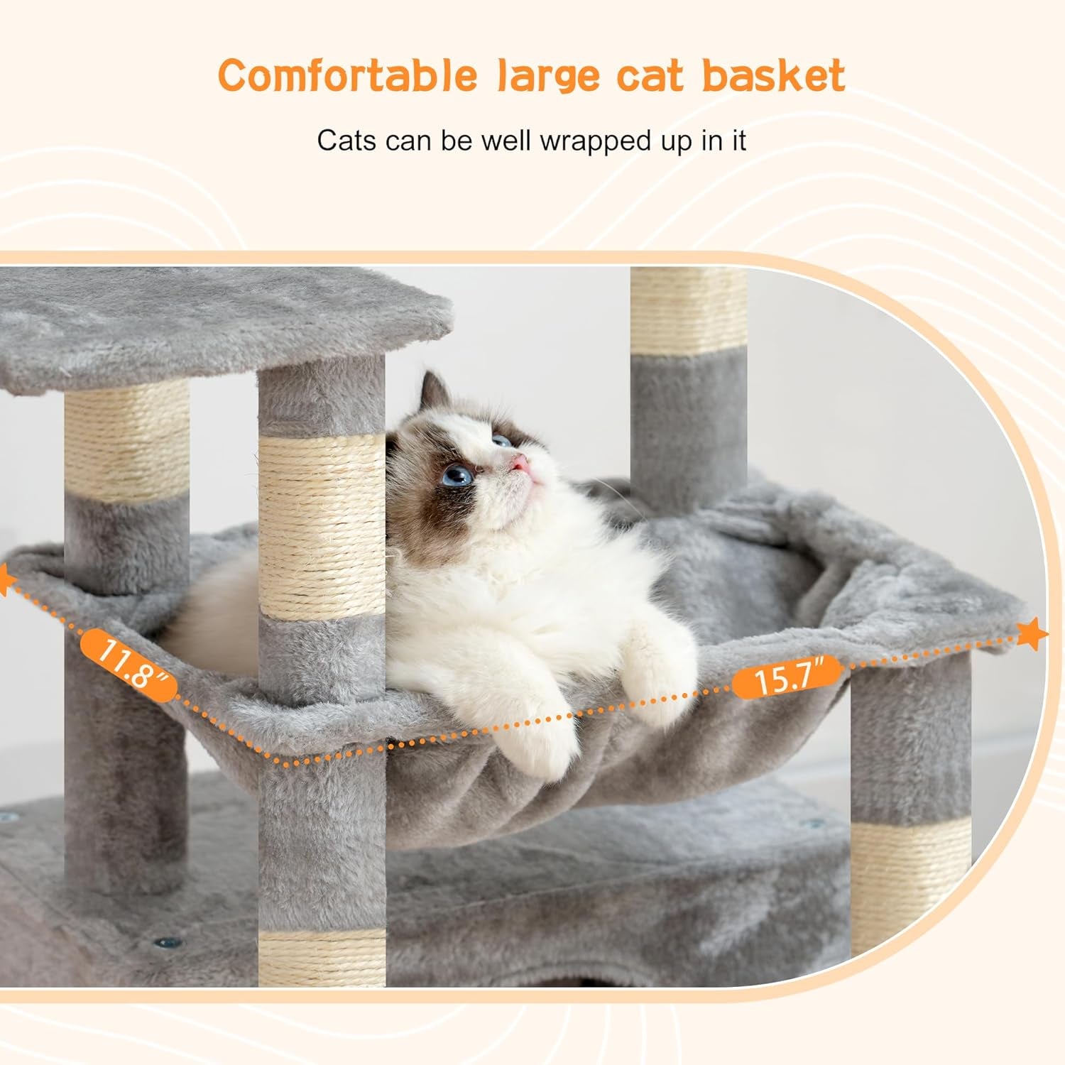 heybly-cat-tree-kitten-tower-with-large-soft-cat-basket-cat-condo-with-spacious-cat-bed-cave-with-hidden-space-sisal-covered-scratching-posts-dangling-ball-for-indoor-cats-light-gray-hct008sw