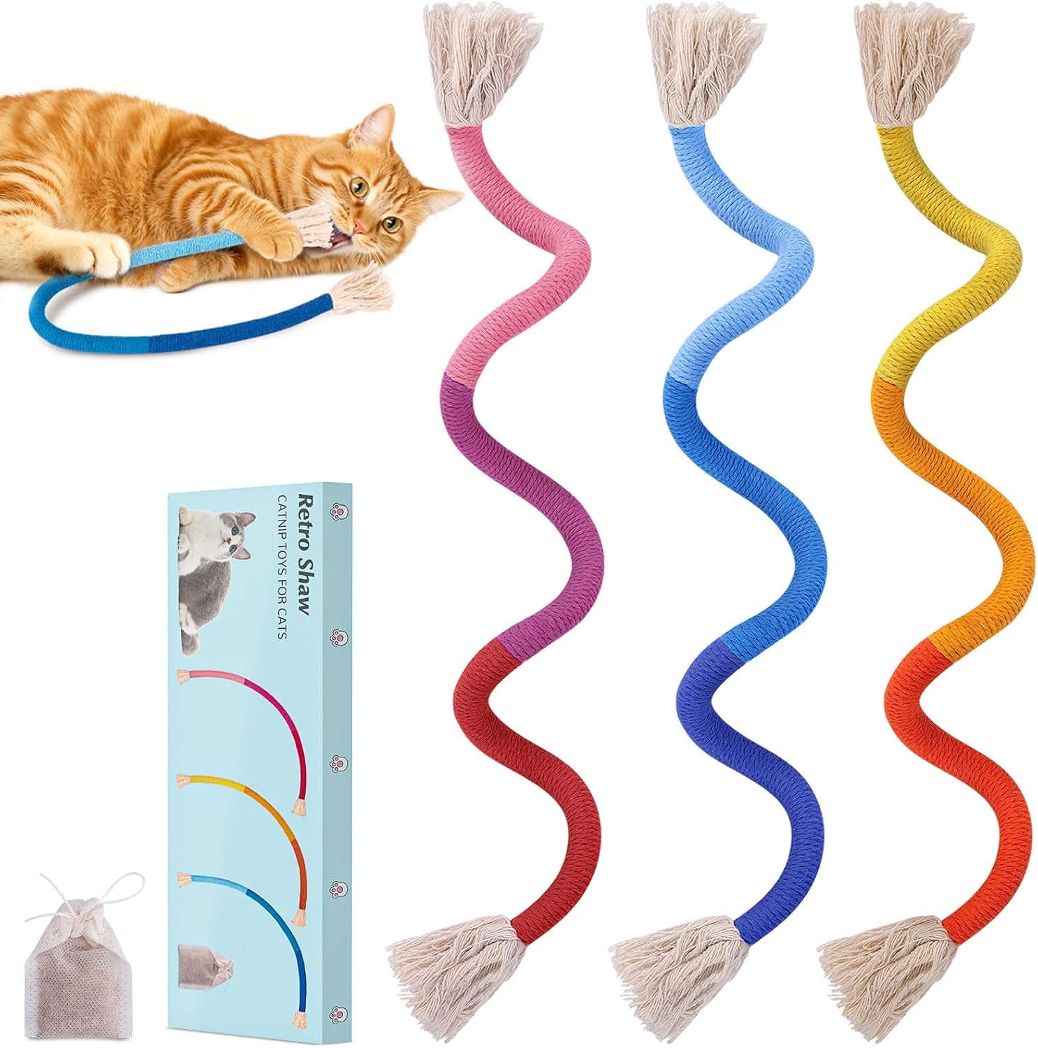 retro-shaw-cat-toys-chew-ropes-with-natural-catnip-23-6-inches-3-pack-safe-teeth-cleaning-string-for-indoor-cats-soft-sisal-material-interactive-fun-cats-nip-kicker