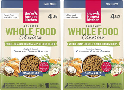 The Honest Kitchen Whole Food Clusters Small Breed Whole Grain Chicken Dry Dog Food, 4 Lb Bag12