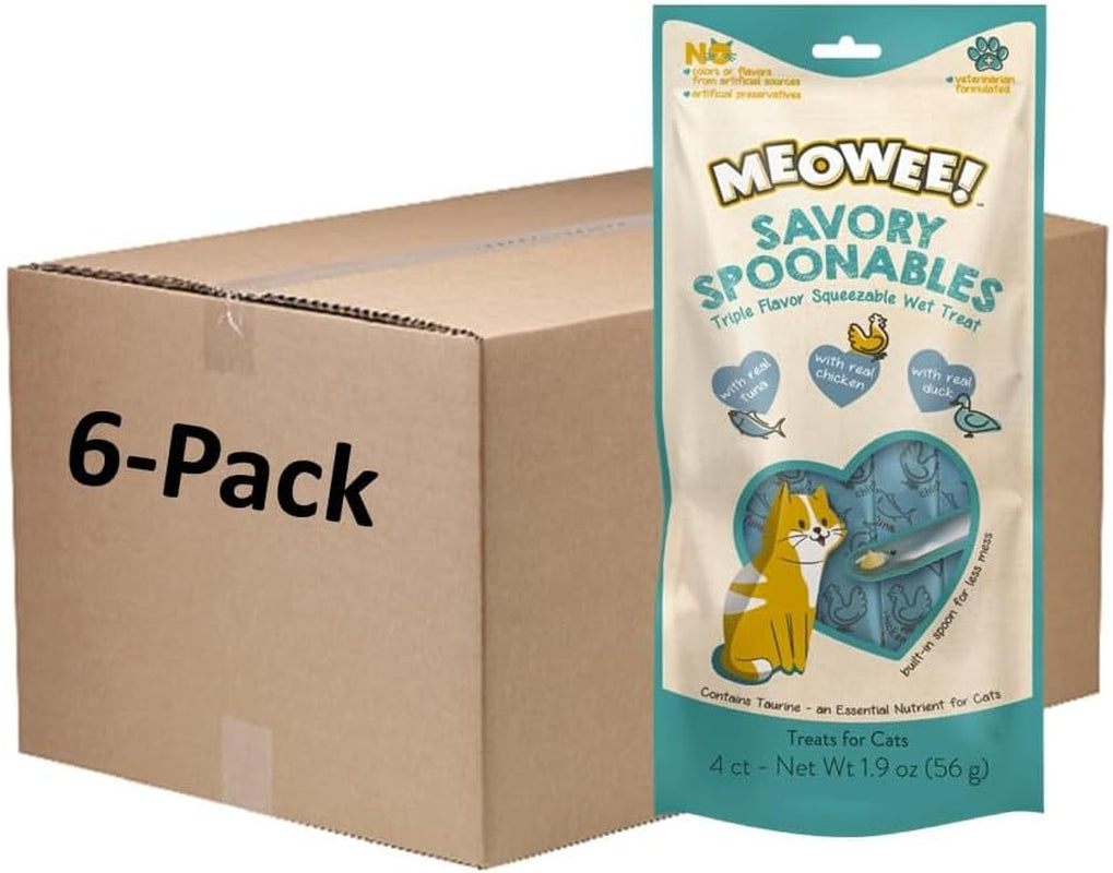 meowee-savory-spoonables-variety-pack-12-count-tube-triple-flavor-squeezable-lickable-wet-treats-for-cats-with-built-in-spoon-for-less-mess