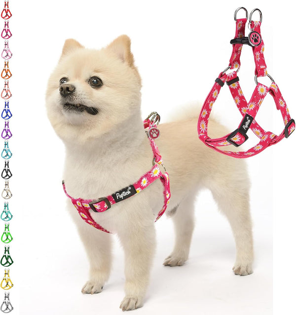 PUPTECK No Pull Dog Harness Soft Adjustable Basic Nylon Step in Puppy Vest Outdoor Walking with ID Tag64