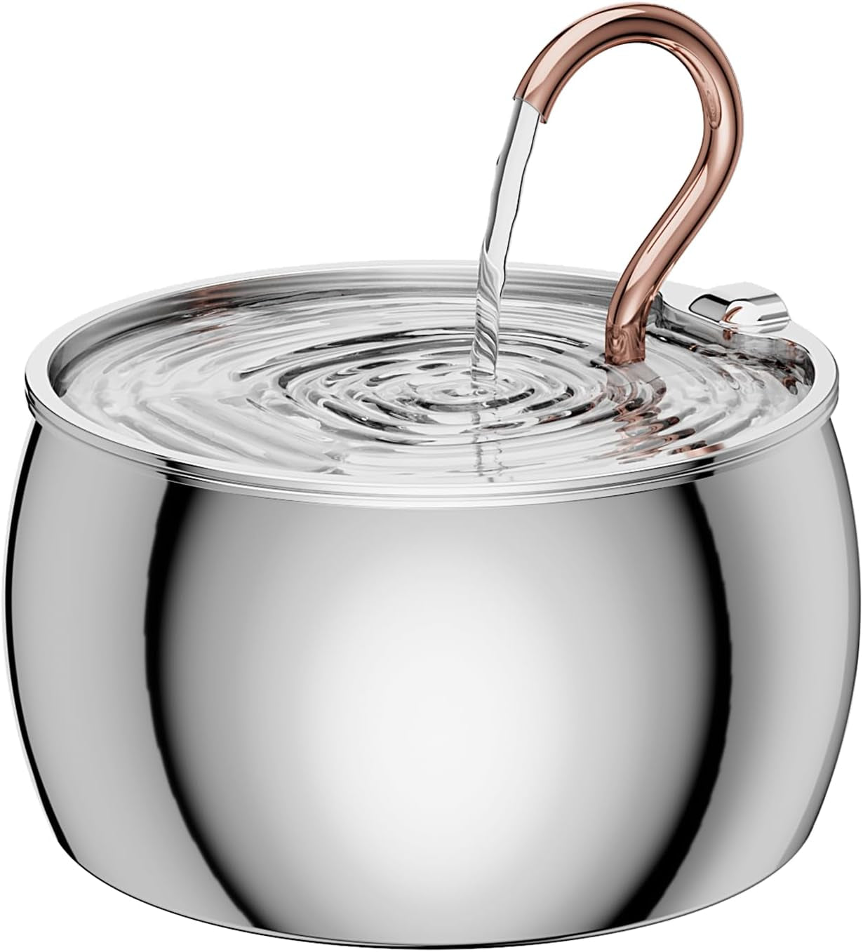 2-5l-84oz-gooseneck-cat-water-fountain-stainless-steel-quiet-kitty-spout-cat-fountain-for-drinking-pet-water-fountain-for-cats-inside-automatic-cats-water-dispenser-for-pets