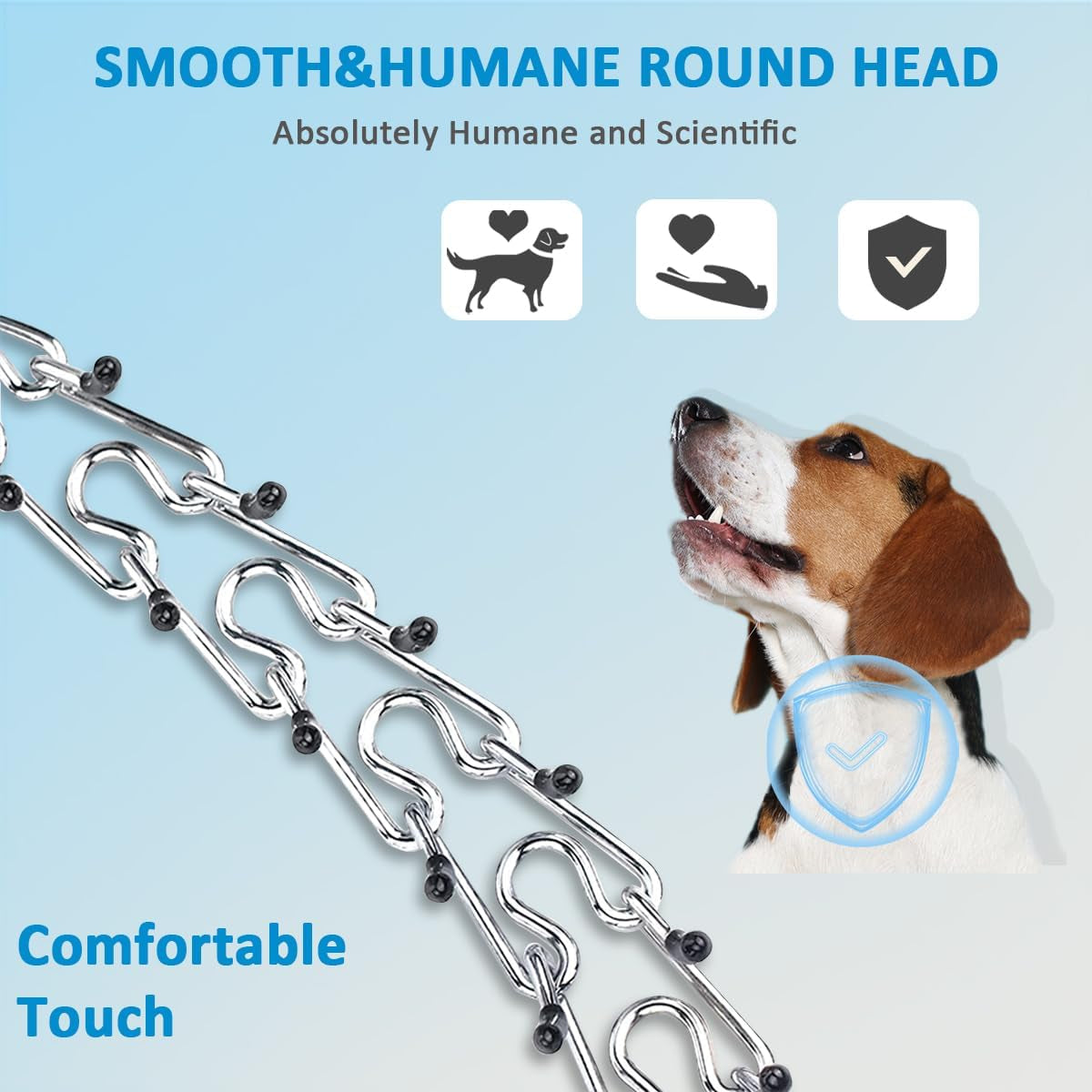 prong-collar-for-dogs-dog-training-collar-for-small-medium-large-dogs-dog-pinch-collar-adjustable-size-no-pull-quick-release-buckle-hook-360-swivel-high-quality-extra-link-and-rubber-cap