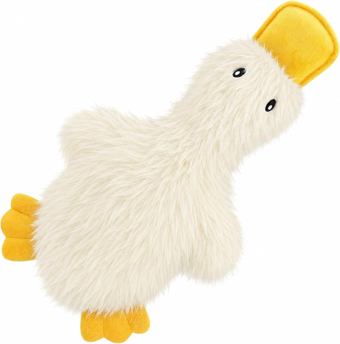 best-pet-supplies-interactive-squeaky-dog-chew-toy-ideal-dog-toys-for-chewers-small-medium-large-dogs-and-fetch-lovers-crinkle-duck-yellow-large