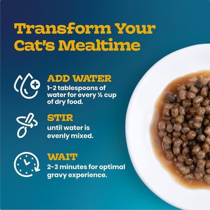Blue Buffalo Tastefuls Irresistible Gravy Experience Chicken & Brown Rice Recipe Dry Indoor Cat Food for Adult Cats, Deliciously Healthy Natural Cat Food, Supports Digestion & Coat Health, 3 Lbs.6