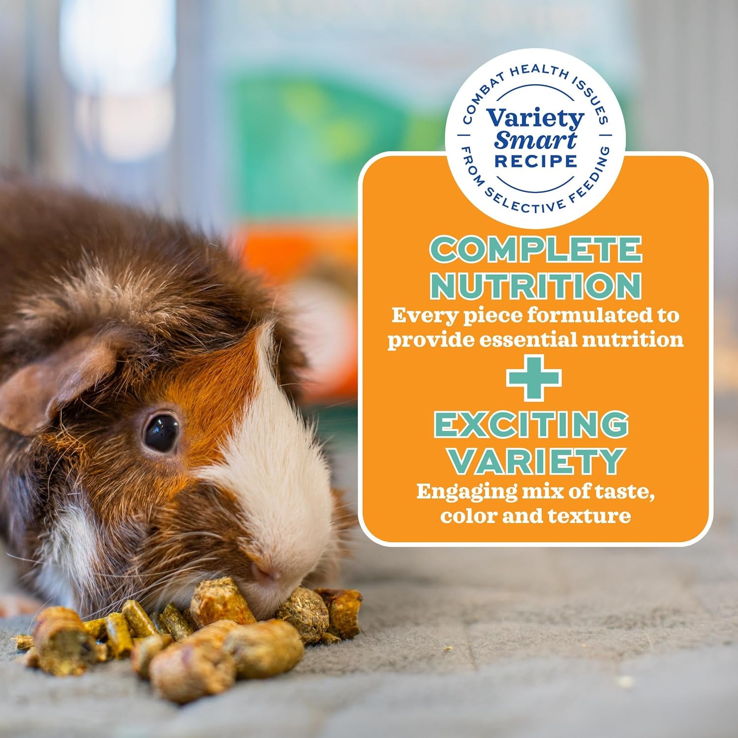 oxbow-forage-wise-adult-guinea-pig-food-foraging-pellet-mix-4-lb-guinea-pig-pellets-foraging-mix-with-timothy-hay-and-vitamin-c-prevents-selective-feeding-no-artificials-made-in-usa