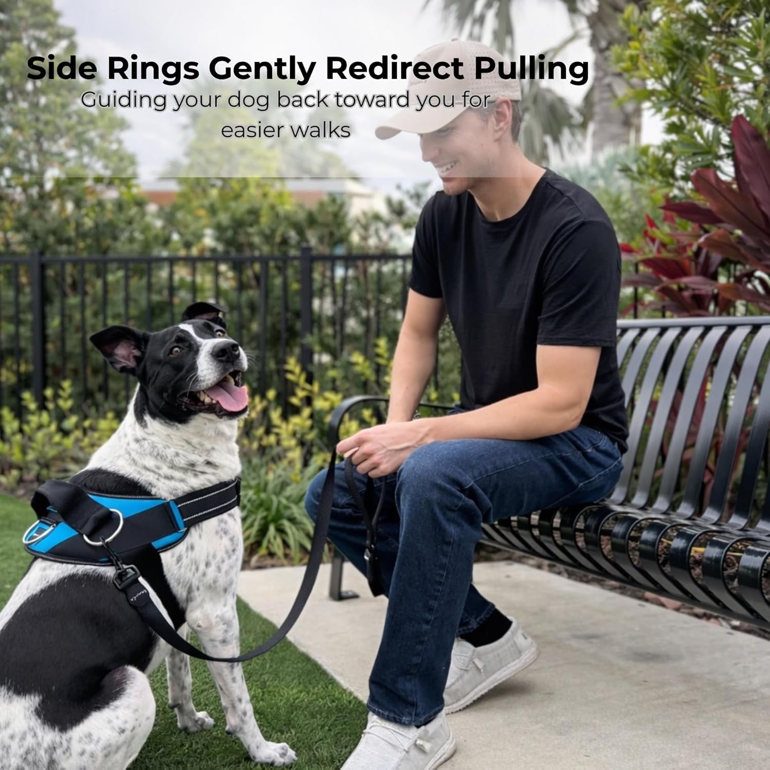 shawnco-essential-dog-harness-no-pull-pet-vest-with-3-leash-clips-no-choke-reflective-adjustable-and-padded-for-easy-walking-and-training-for-small-medium-and-large-dogs-oceanic-blue-s