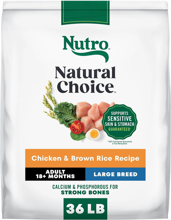 Nutro Natural Choice Large Breed Adult Dry Dog Food, Chicken & Rice, 30 Lb | Real Chicken #1 Ingredient, Non-Gmo, Made in USA, No Corn, Wheat, Soy, Supports Joints, Digestion, Immunity, Skin & Coat14