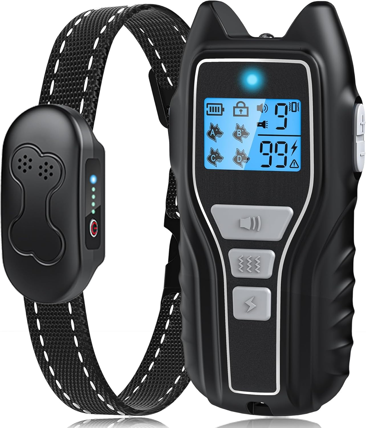 dog-shock-collar-with-remote-control-rechargeable-dog-training-collar-ipx7-waterproof-e-collar-for-dogs-with-4-safe-modes-flashlight-beep-vibration-shock-ideal-for-all-dog-sizes-8-150lbs