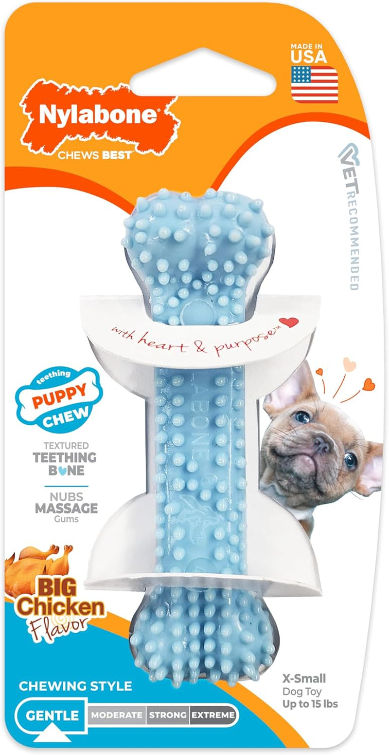 nylabone-puppy-starter-kit-dog-chew-toys-chew-treat-blue-3-count-small-breeds-chicken-bacon-flavor-2-chew-toys-1-natural-treat-teething-toys-for-puppies-puppy-enrichment-up-to-25-lbs