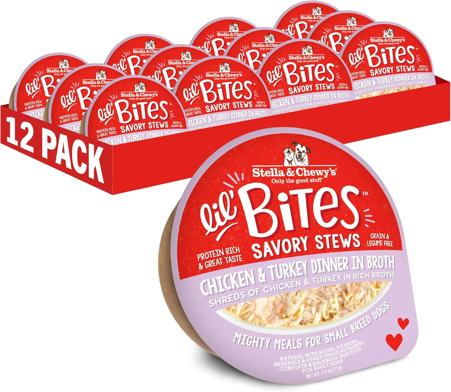 stella-chewys-lil-bites-savory-stews-for-small-breeds-chicken-dinner-in-broth-2-7-oz-cups-pack-of-12