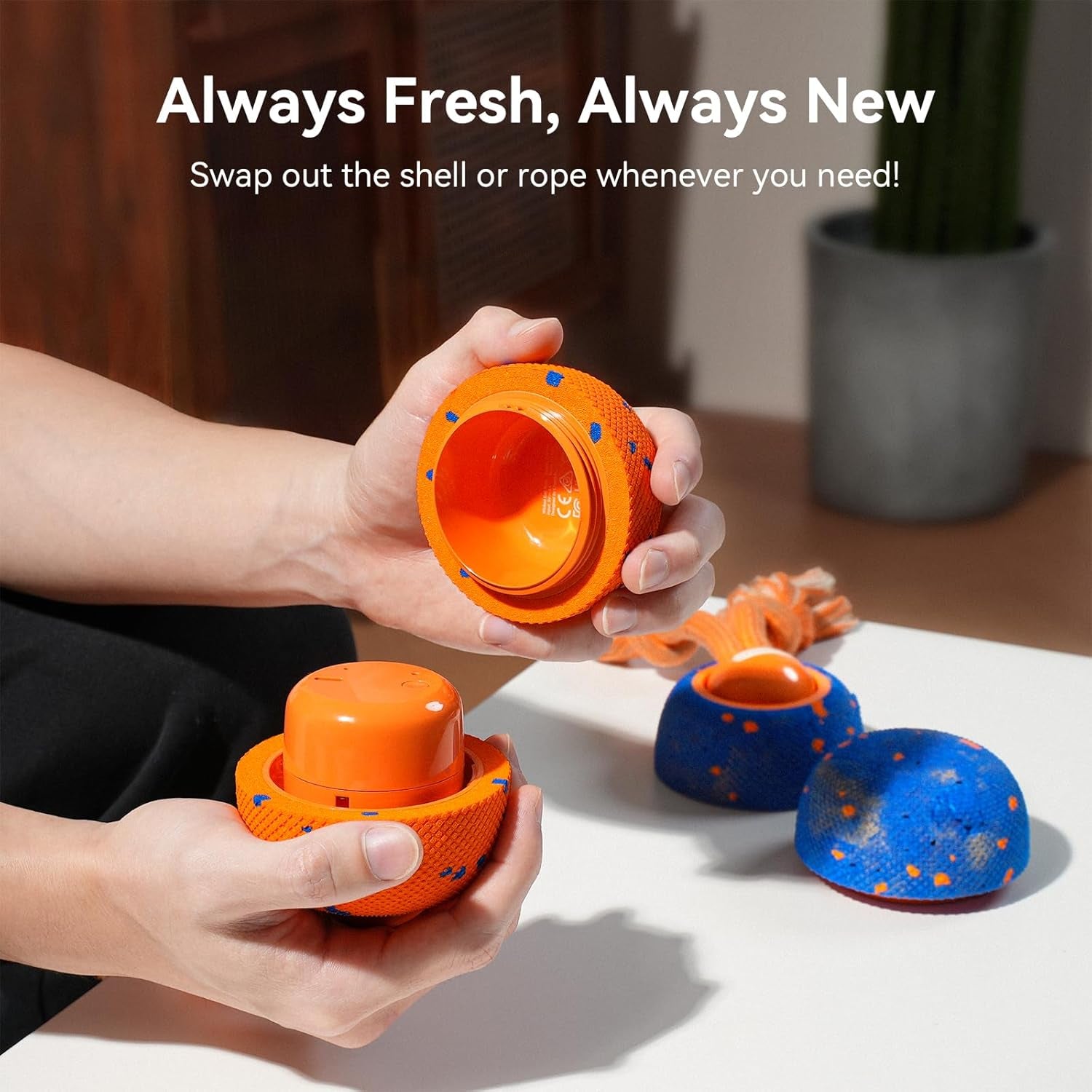 cheerble-smart-interactive-dog-toy-wicked-ball-rolly-automatic-moving-bouncing-rotating-e-tpu-material-active-rolling-interactive-dog-ball-for-medium-and-large-dogs-blue