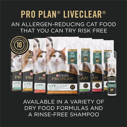 Purina Pro Plan Allergen Reducing, High Protein Cat Food, LIVECLEAR Salmon and Rice Formula - 7 Lb. Bag9