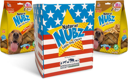 Nylabone Nubz Natural Dog Treats Made with Real Chicken, Large, 40 Count | Long Lasting Dog Chews, Made in the USA, Limited Ingredients, Highly Digestible, Dog Dental Treats for Large Dogs 30+ Lbs13