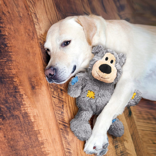 KONG Wild Knots Bears - Durable Dog Toys with Internal Knotted Ropes and Minimal Stuffing for Less Mess (Assorted Colors) (Medium/Large)2