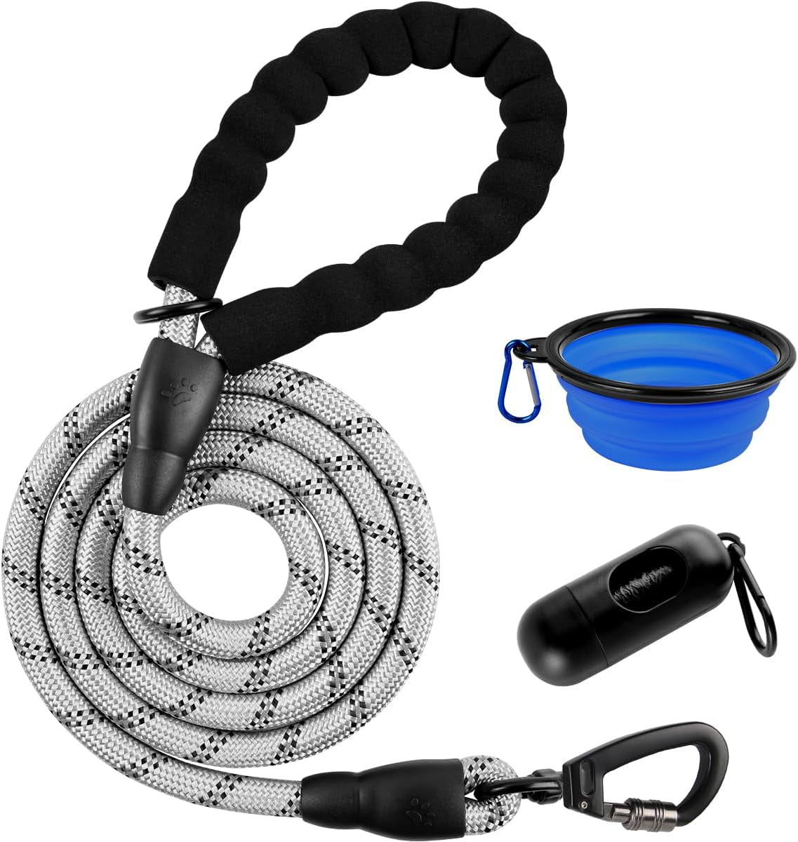 barkbay-dog-leashes-for-large-dogs-heavy-duty-dog-leash-4-5-6-ft-with-comfortable-padded-handle-and-highly-reflective-threads-for-medium-large-dogs-walking-training-running-5ft-1-2-pink