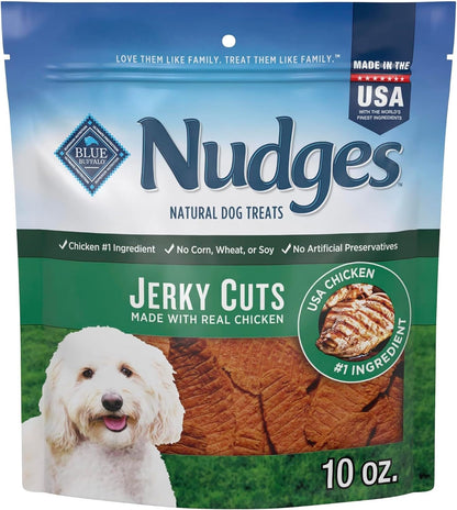 Blue Buffalo Nudges Chicken Jerky Cuts Natural Dog Treats, Tender & Meaty Dog Snacks, Healthy Reward or Training Treat, Made in the USA with Real Chicken, No Artificial Preservatives, 36 Oz.13