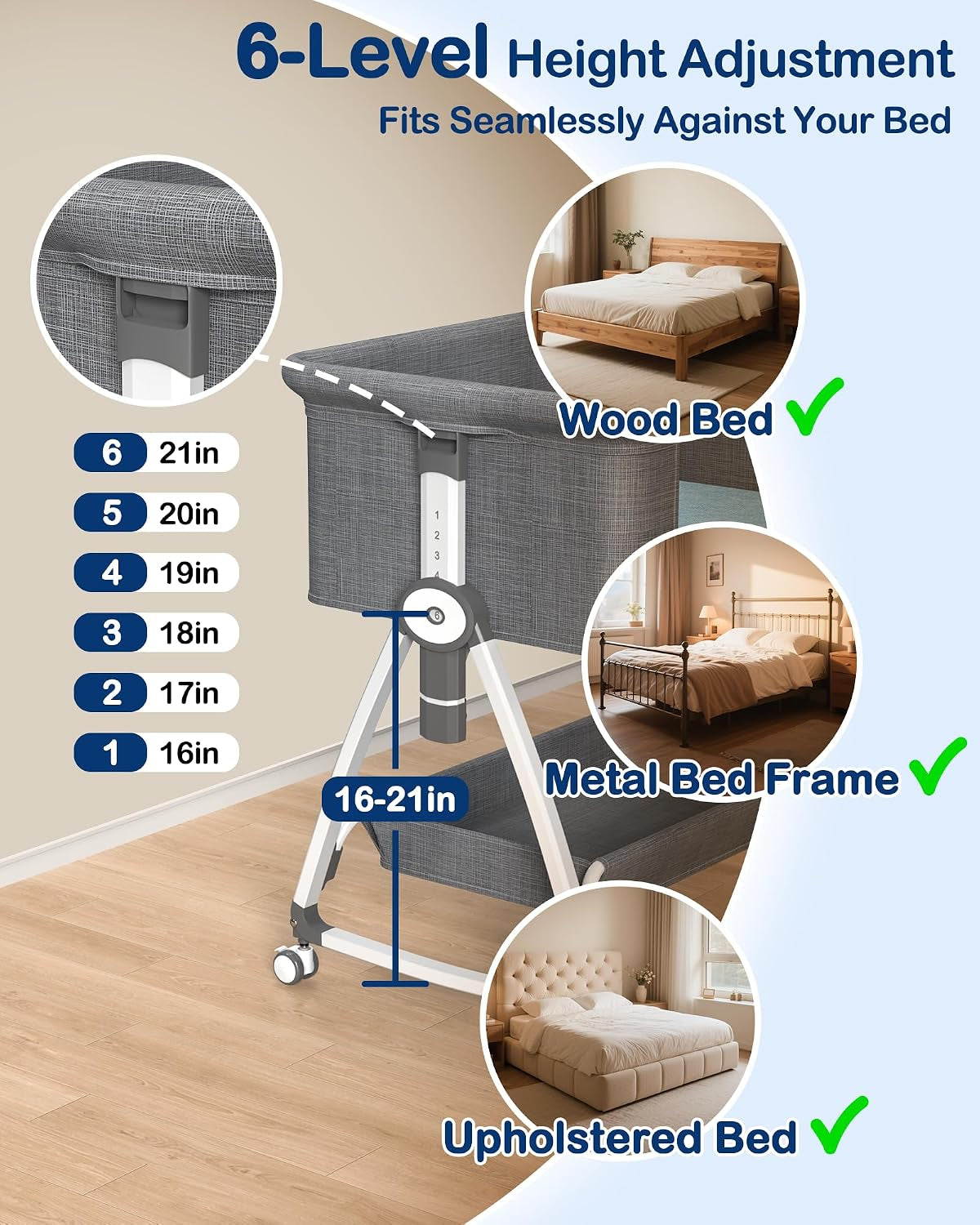 bedside-dog-bed-6-height-adjustable-pet-bassinet-for-medium-large-dogs-pet-couch-with-sides-elevated-bed-extension-for-humans-removable-washable-cover-dog-couch-with-wheels-30x21