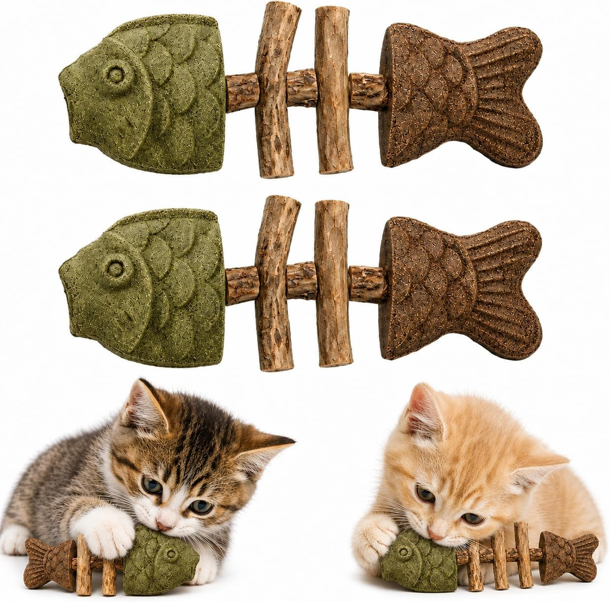 sterling-whiskers-cat-chew-stick-catnip-silvervine-fishbone-toy-2-pcs-natural-catnip-silvervine-fishbone-texture-chewing-enrichment-oral-care-support-indoor-cat-toy